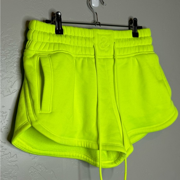 LOVE&SPORTS Neon Fleece Varsity Shorts SZ small 4/6 NEW! - Picture 4 of 16
